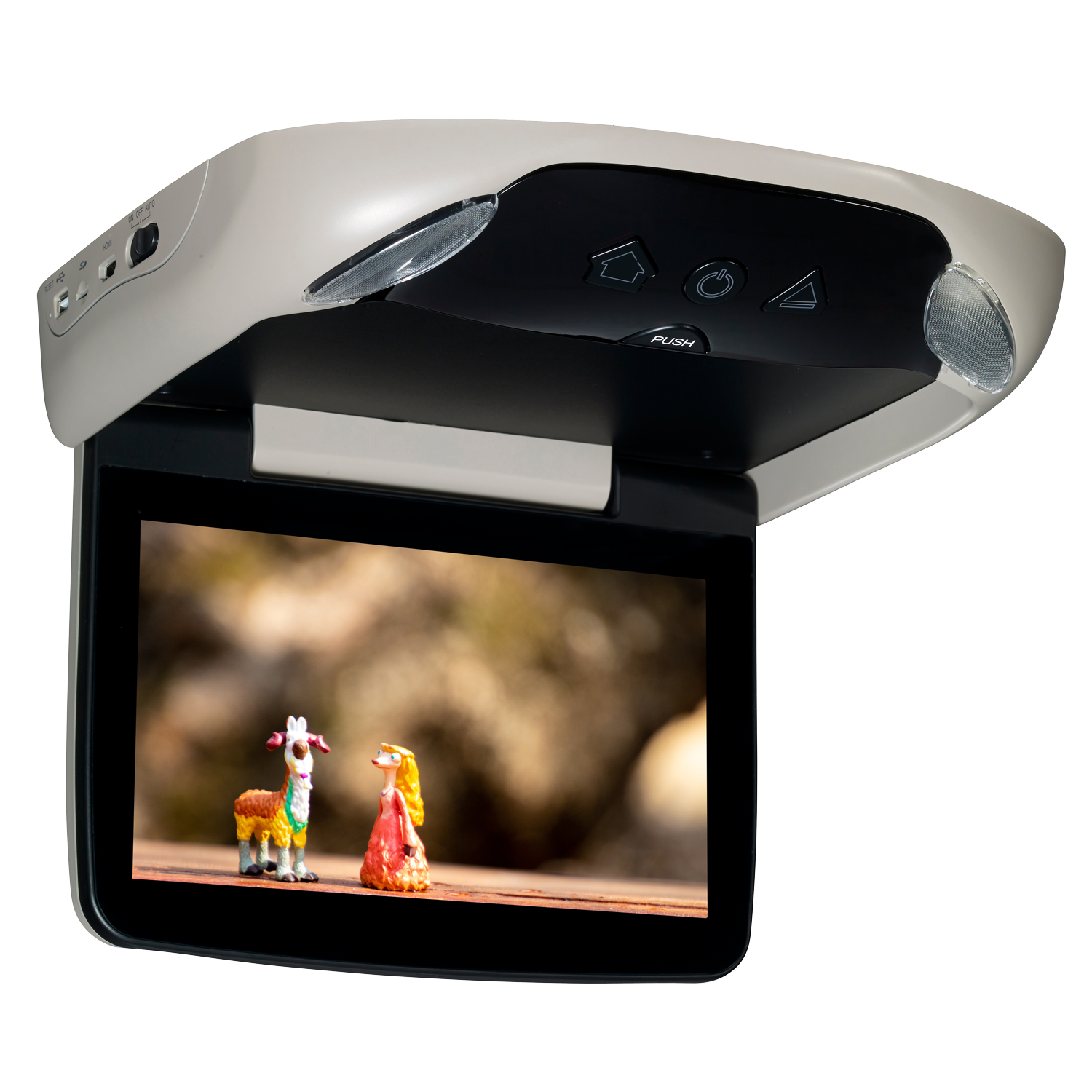 ADV10 - 10.1 inch LED backlit monitor with built-in side load DVD player