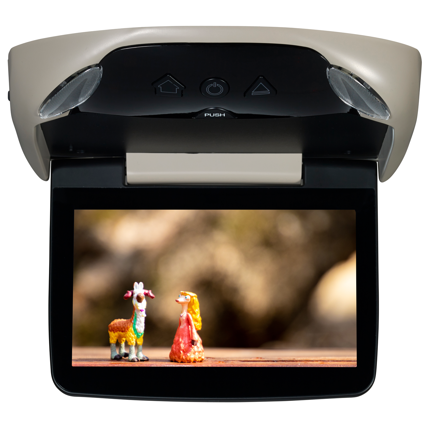 ADV10 - 10.1 inch LED backlit monitor with built-in side load DVD player