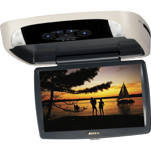 ADV38 - 10.1 inch LED backlit monitor with built-in DVD player and video game controller with 30 games
