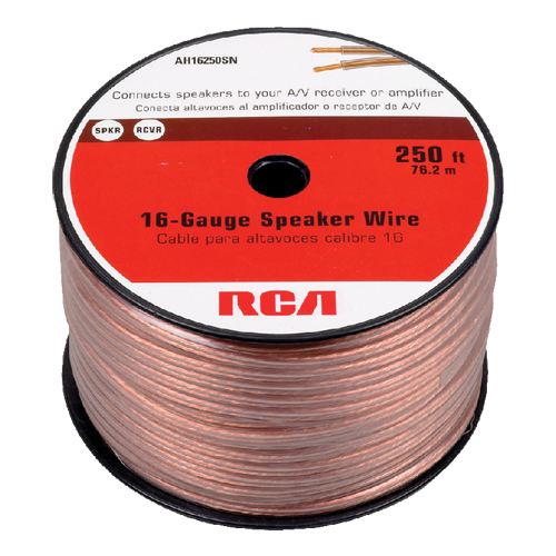 AH16250SR - 250 Foot 16 Gauge Speaker Wire (Spool)