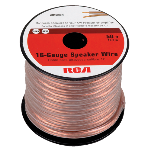 AH1650SR - 50 Foot 16 Gauge Speaker Wire (Spool)