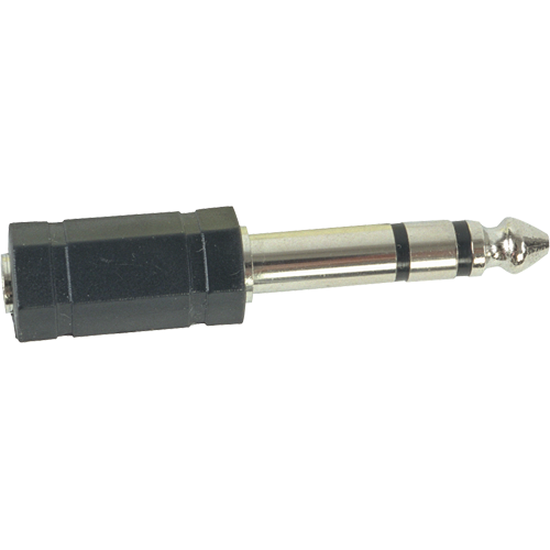 AH216 - Stereo 1/4 inch plug to 3.5 millimeter jack adapter