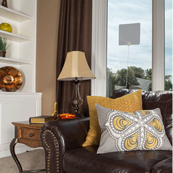 ANT1150F - Ultra Thin Omni-Directional Amplified Indoor HDTV Antenna