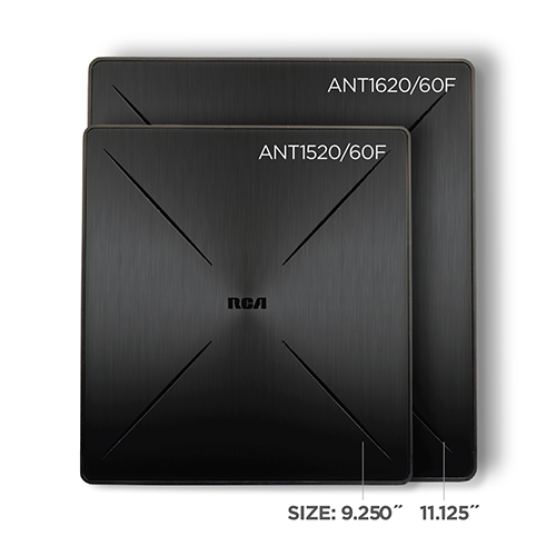 ANT1560Z - RCA SLIVR Amplified Indoor Flat HDTV Antenna - Multi-Directional