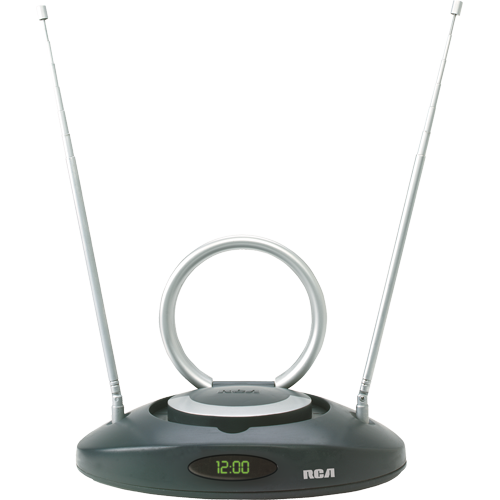 ANT501 - HDTV antenna with LED clock