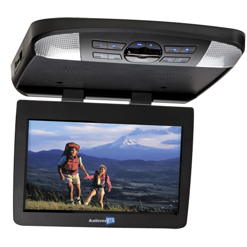 AVXMTG12U - 12 inch widescreen LED backlit monitor / DVD player with built-in dome lights