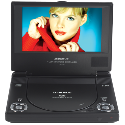 D1718 - 7 inch slim line portable DVD player