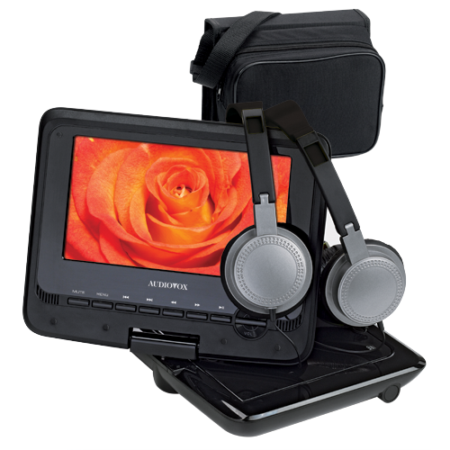 DS7321PK - 7 inch swivel screen portable DVD player kit