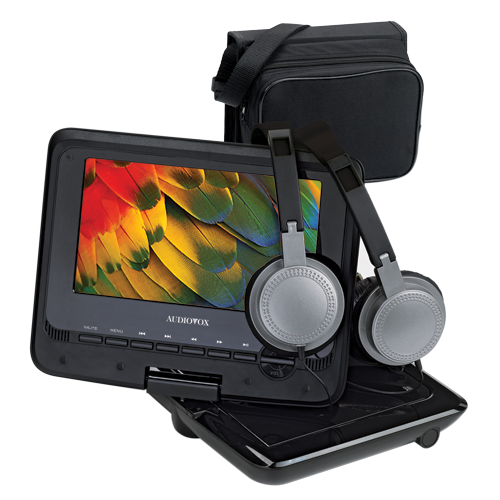 DS7321PK - 7 inch swivel screen portable DVD player kit