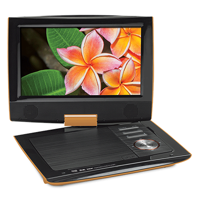 DS9848TPK - 9" swivel Portable DVD/Media Player Kit W/ Hi-Resolution Digital Display