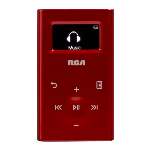 M2204RD - Ultra compact 4GB digital audio player (red)