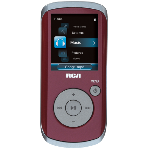 M4208RD - 8GB digital media player (red)