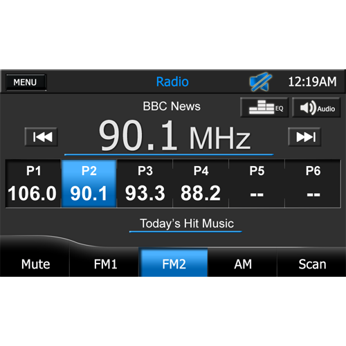 OTOHIG1 - OE-styled multimedia & navigation system compatible with Toyota® Highlander brand vehicles