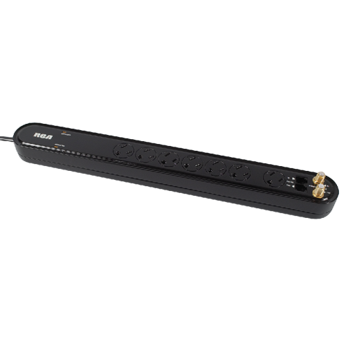 PS27210BR - 7 outlet surge protector for phone, fax, and modem lines