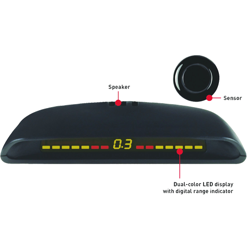 PSB120 - Parking Assist System With 4 Sensor And Dual Color LED Display