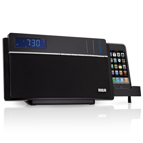 RC60i - Clock radio audio system with built-in dock for iPod and iPhone