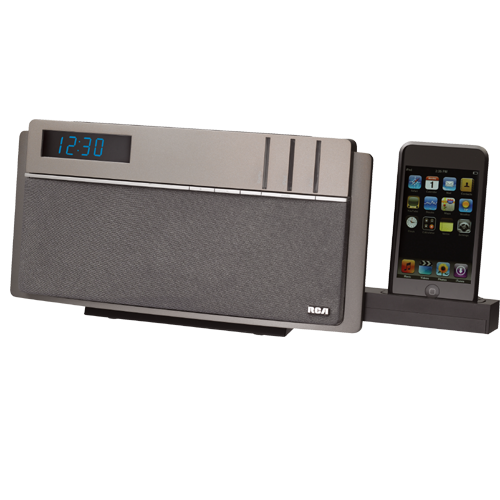 RC60i - Clock radio audio system with built-in dock for iPod and iPhone