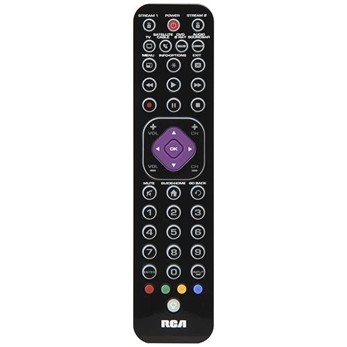 RCRTBL06BE - 6-Device Ultra-Slim Universal Remote