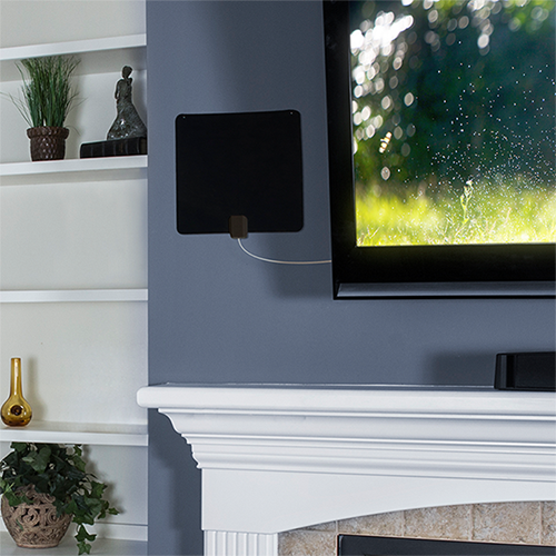 RMTHINTV1AZ - TERK Ultra-Thin, Multi-Directional, Indoor Amplified HDTV Antenna - Refurbished