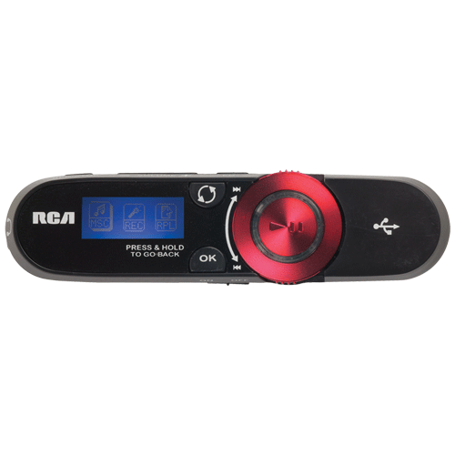 TH2014T - RCA 4 GB MP3 Player with Built-in USB and Removable Sport Clip