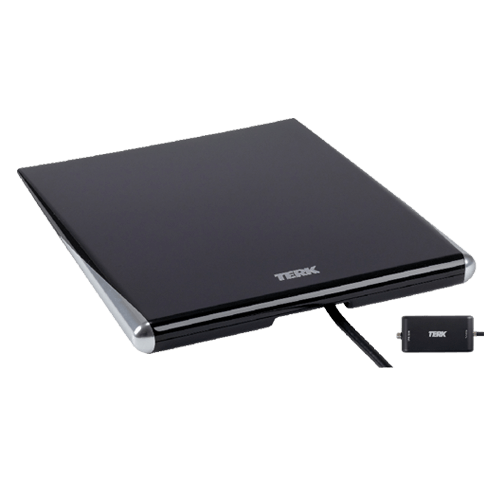 TVOMA1Z - TERK Omni-Directional, Amplified Digital Flat Indoor HDTV Antenna