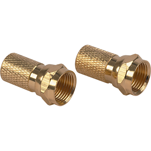 VH59R - RG Twist on F Connectors - 2 Pack