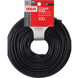 VH6100R - 100 Foot RG6 Coax - No Connector